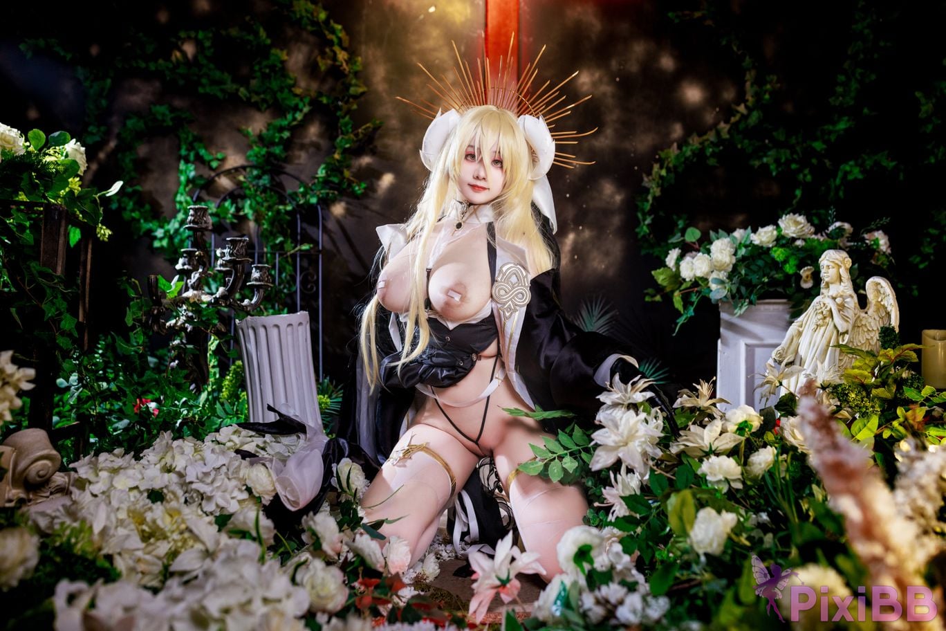 Cosplayer A Xuexue nun feud PixiBB.COM 083