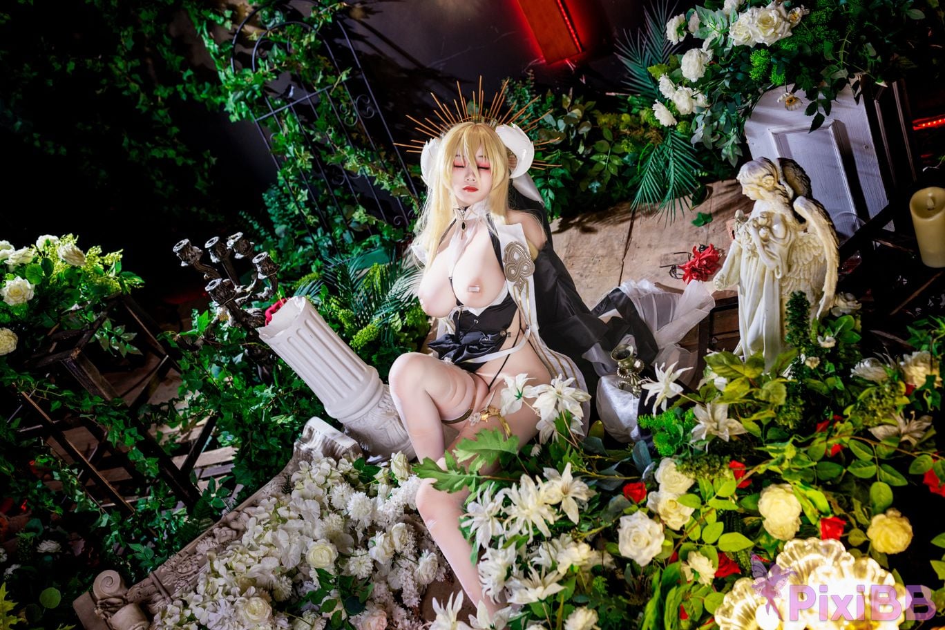 Cosplayer A Xuexue nun feud PixiBB.COM 089