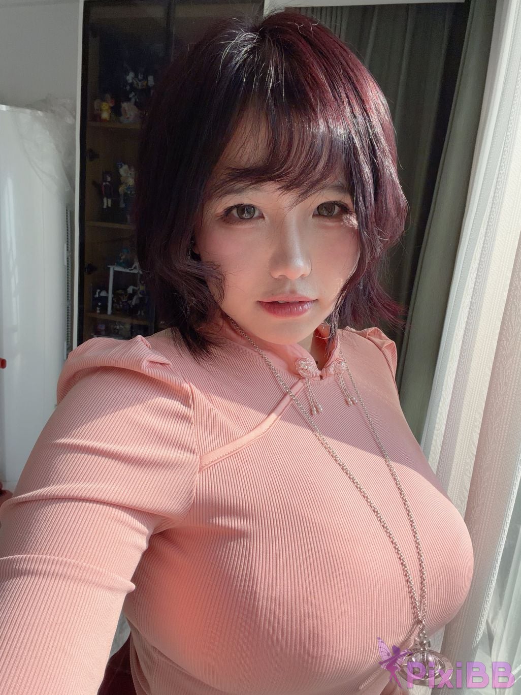 Cosplayer Ah Ban is very happy today The sun good PixiBB.COM 011