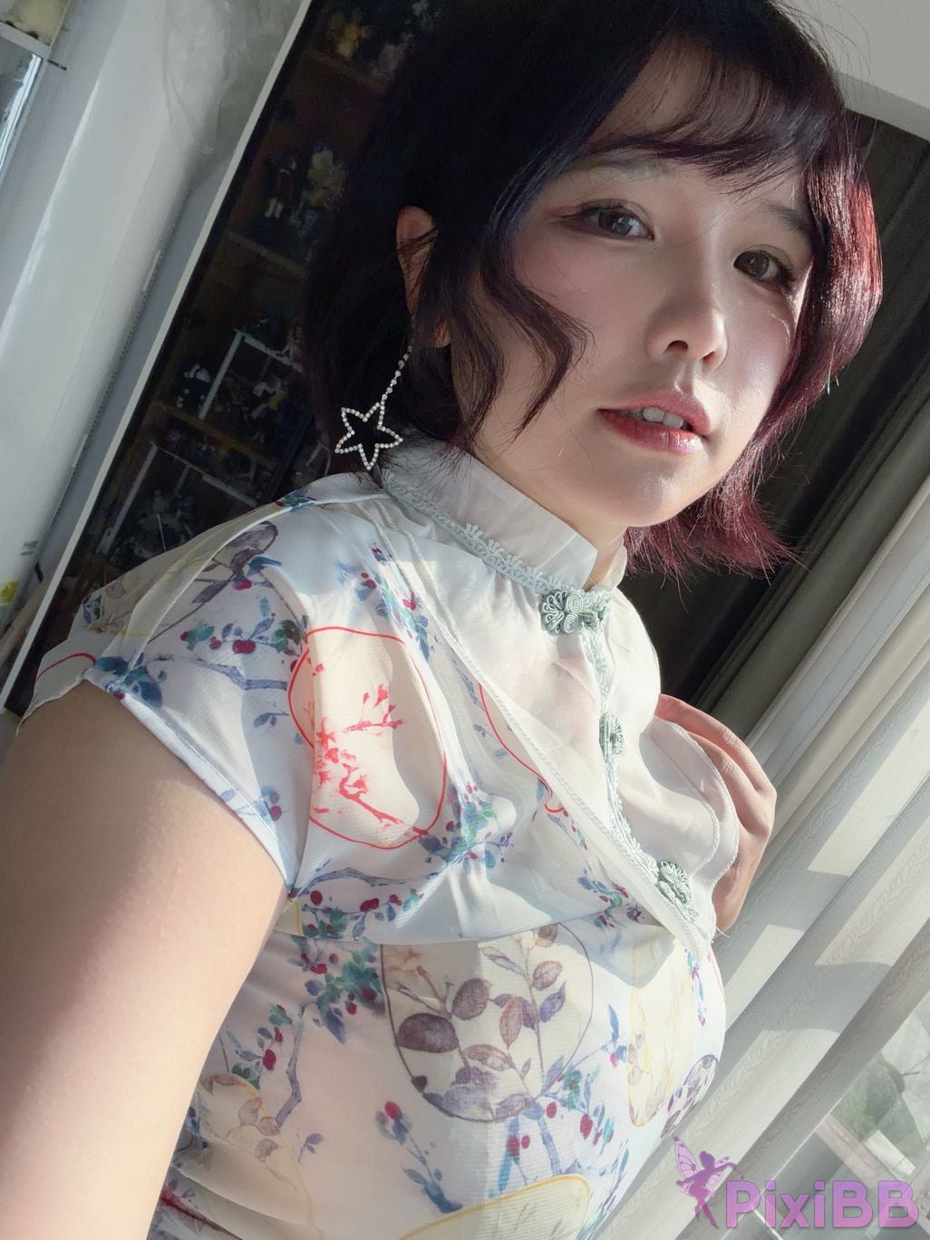 Cosplayer Ah Ban is very happy today The sun good PixiBB.COM 026