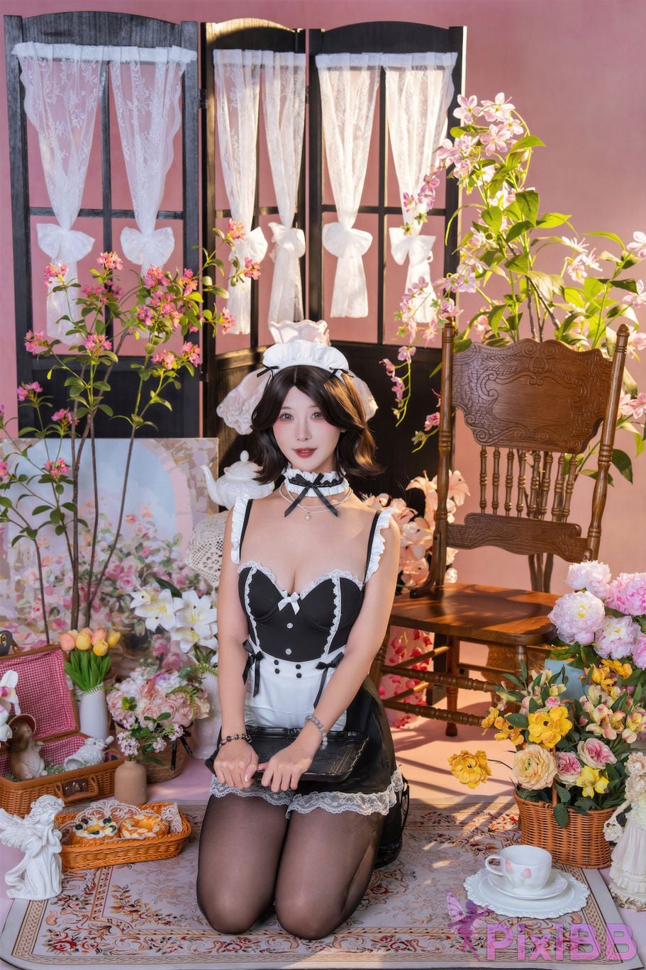 Cosplayer Nai tide chan nice Yunxixi Yunx1x1 Milk peach samurai flower ceremony PixiBB.COM 024