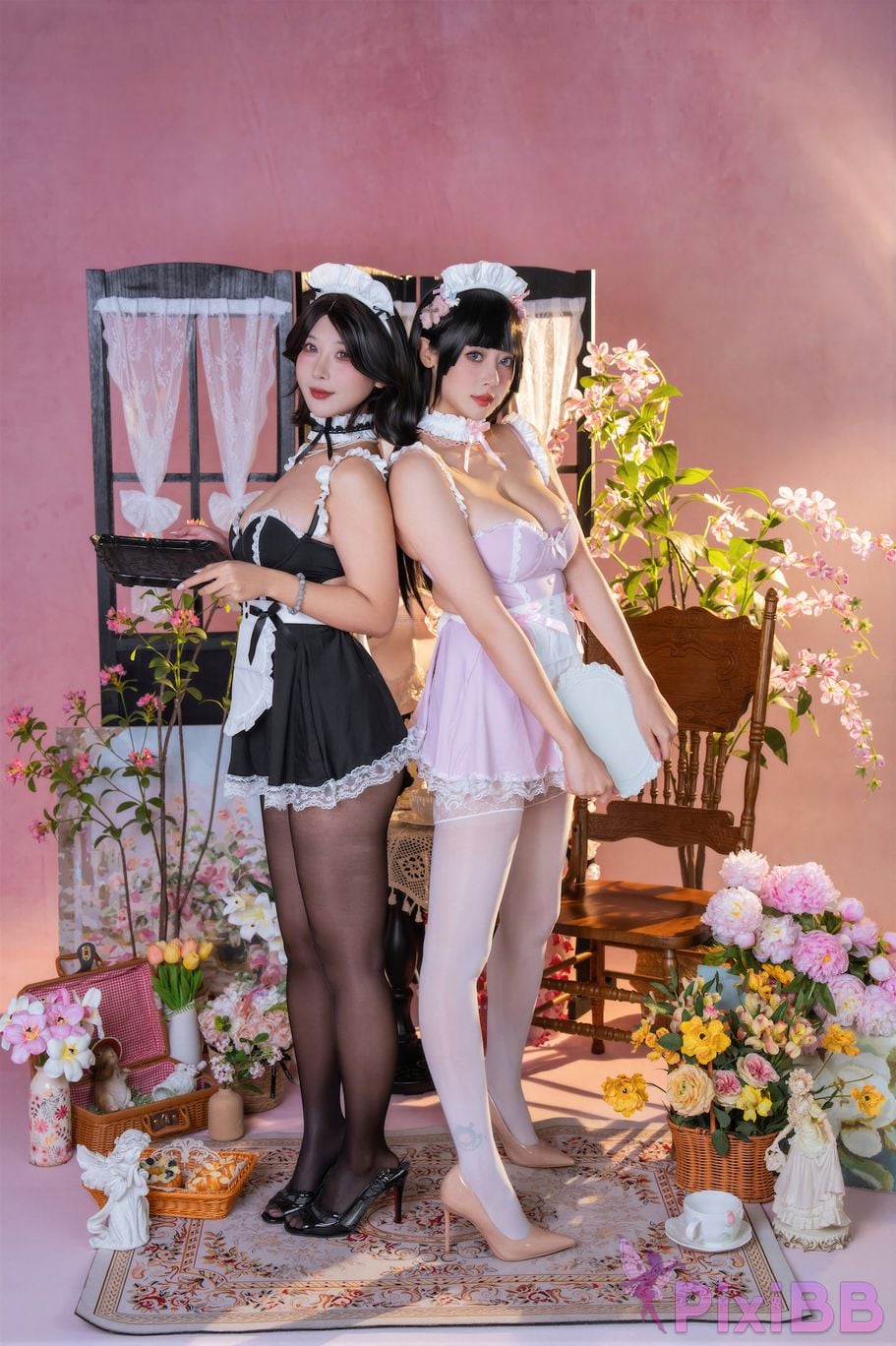 Cosplayer Nai tide chan nice Yunxixi Yunx1x1 Milk peach samurai flower ceremony PixiBB.COM 026