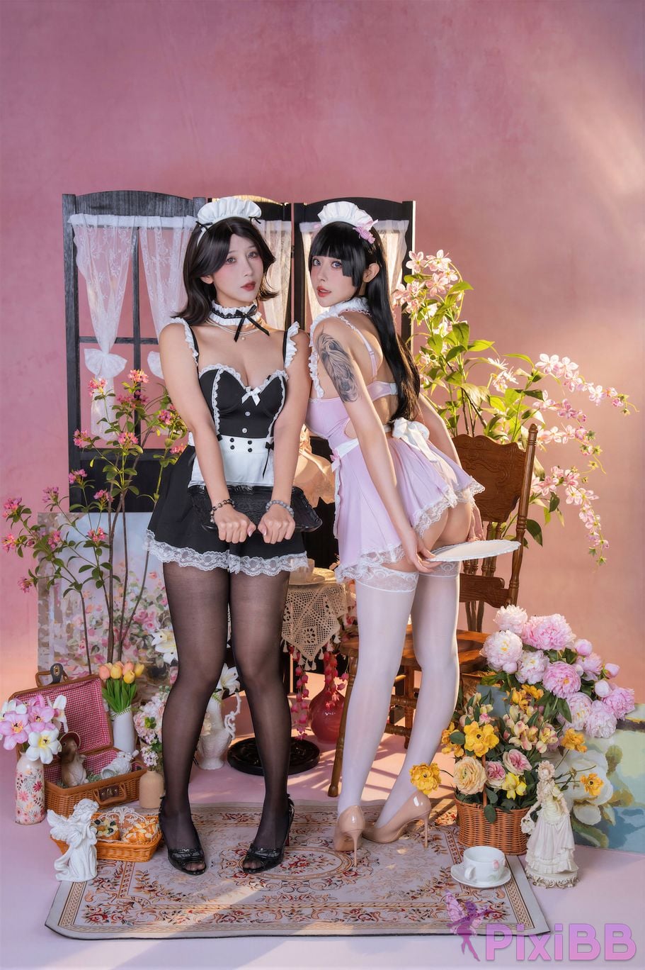 Cosplayer Nai tide chan nice Yunxixi Yunx1x1 Milk peach samurai flower ceremony PixiBB.COM 029