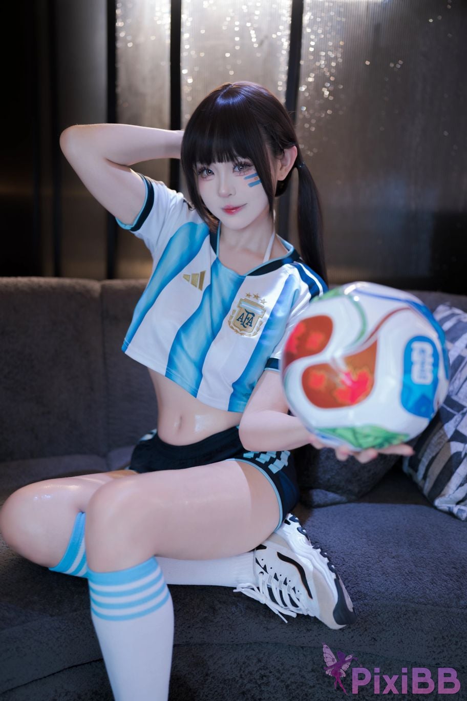 Cosplayer miko Sauce ww football baby PixiBB.COM 002