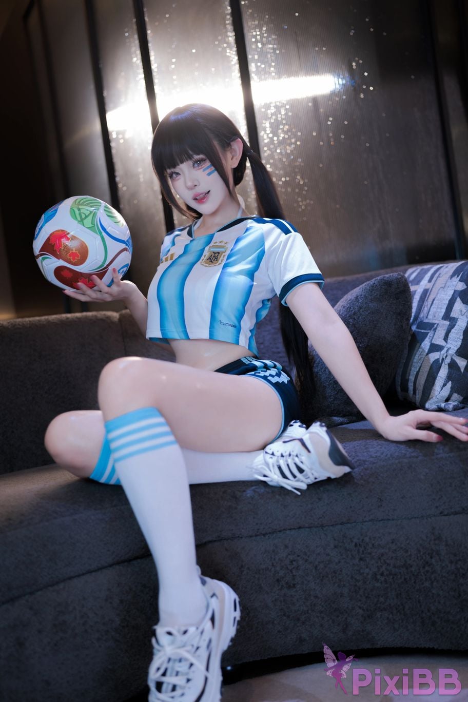 Cosplayer miko Sauce ww football baby PixiBB.COM 009