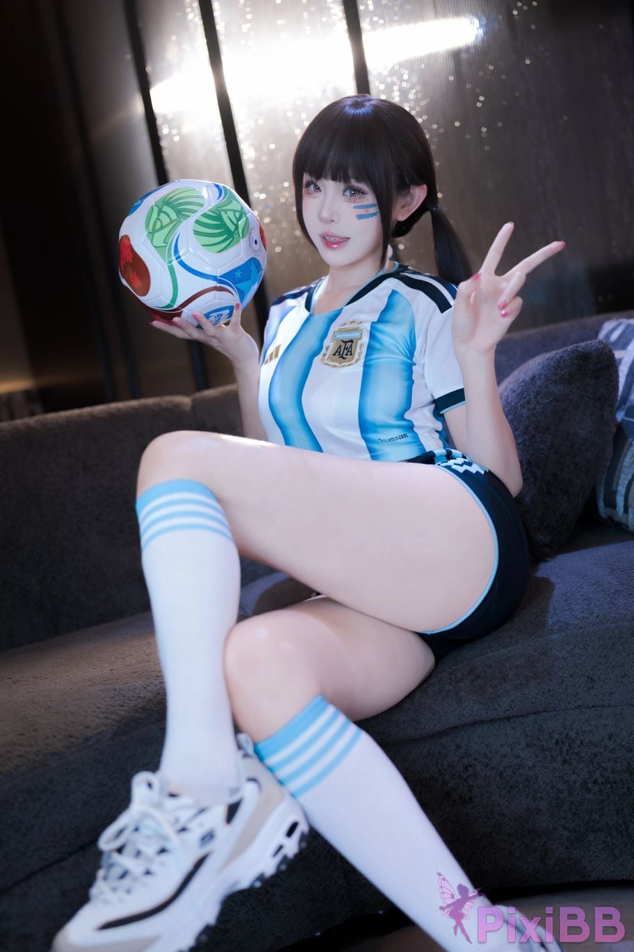 Cosplayer miko Sauce ww football baby PixiBB.COM 011
