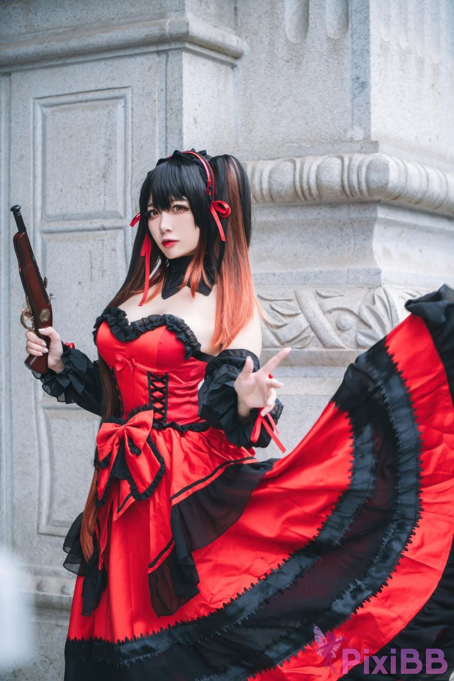 Cosplayer Second Assistant Nisa Tokisaki Kurumi Spiritual equipment PixiBB.COM 001
