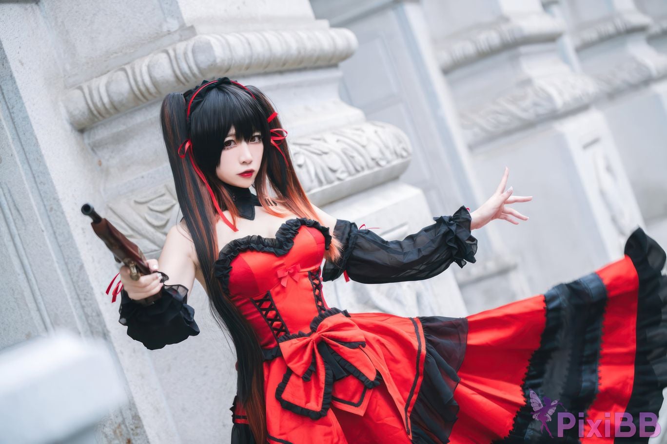 Cosplayer Second Assistant Nisa Tokisaki Kurumi Spiritual equipment PixiBB.COM 002