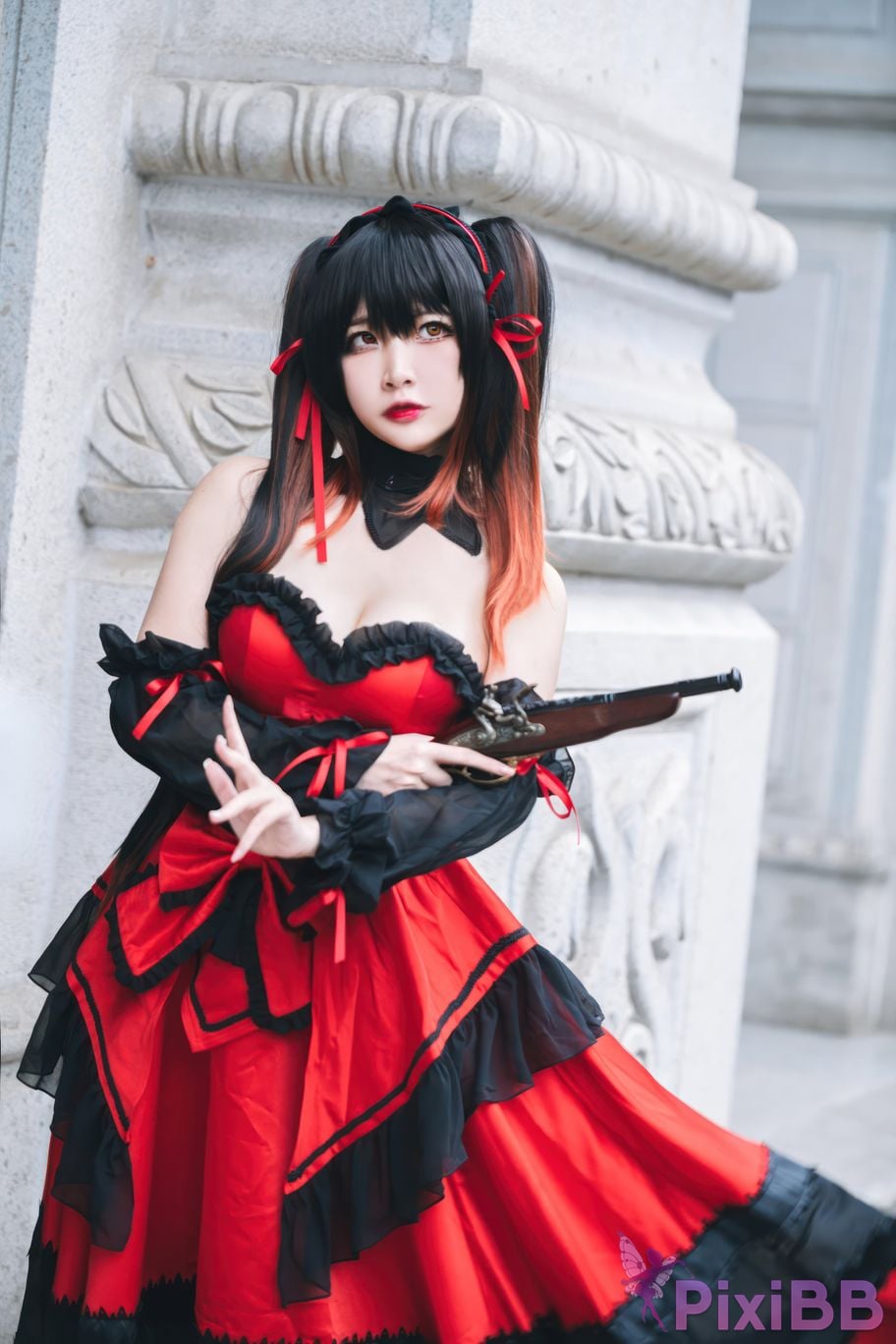 Cosplayer Second Assistant Nisa Tokisaki Kurumi Spiritual equipment PixiBB.COM 003