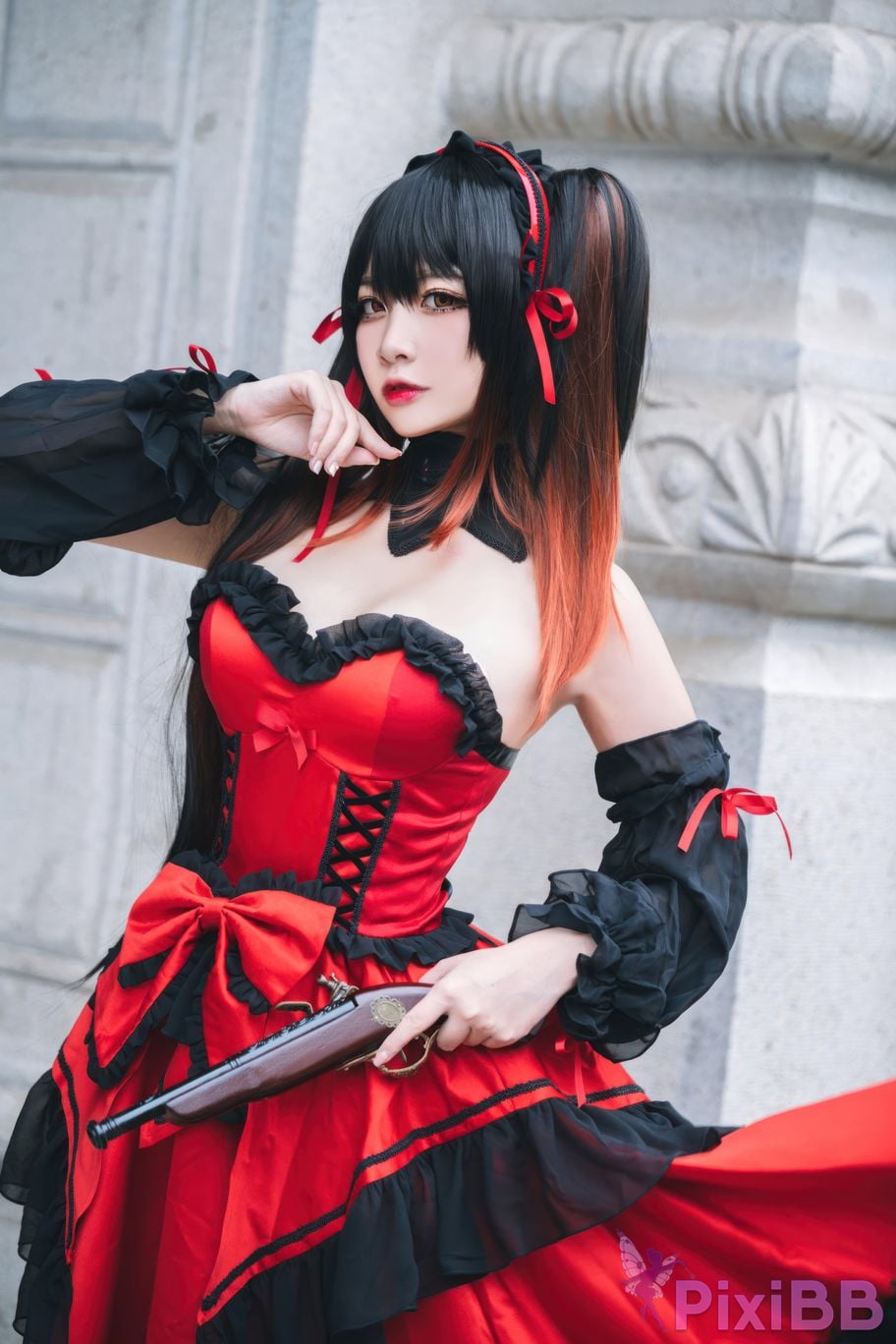 Cosplayer Second Assistant Nisa Tokisaki Kurumi Spiritual equipment PixiBB.COM 004