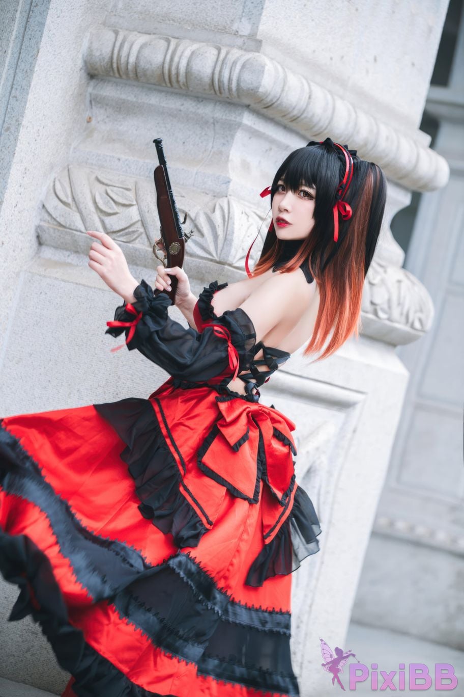 Cosplayer Second Assistant Nisa Tokisaki Kurumi Spiritual equipment PixiBB.COM 005