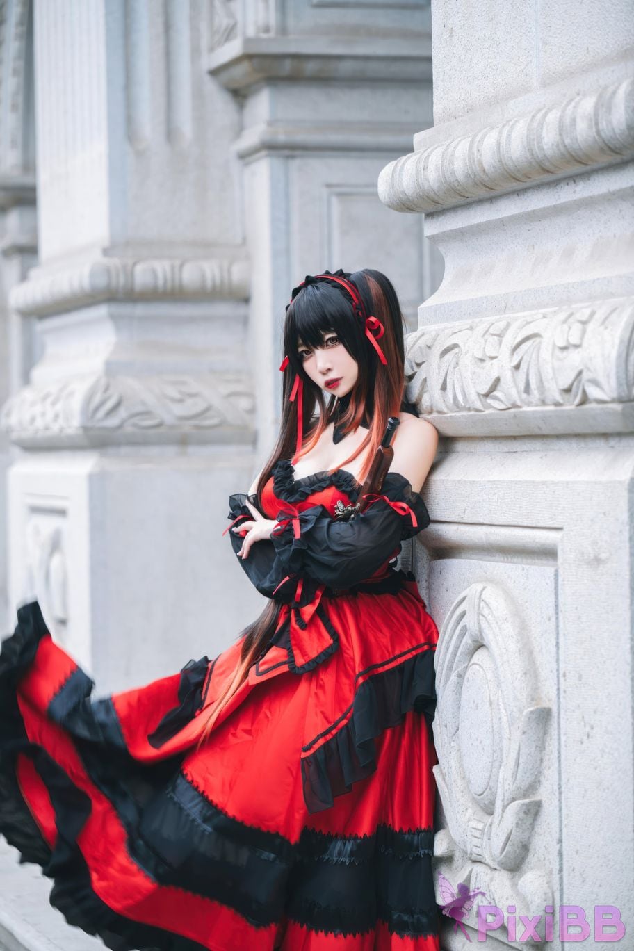 Cosplayer Second Assistant Nisa Tokisaki Kurumi Spiritual equipment PixiBB.COM 008