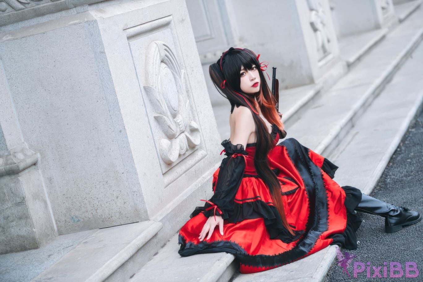 Cosplayer Second Assistant Nisa Tokisaki Kurumi Spiritual equipment PixiBB.COM 009