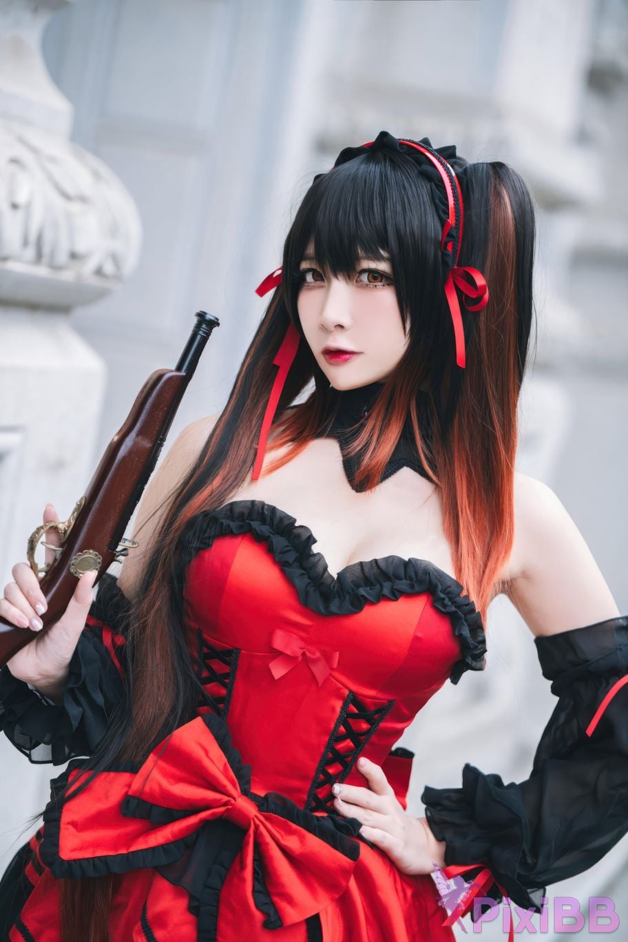 Cosplayer Second Assistant Nisa Tokisaki Kurumi Spiritual equipment PixiBB.COM 010