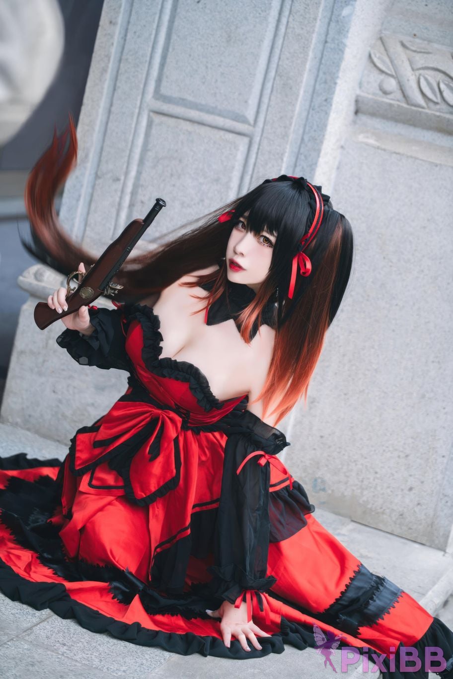 Cosplayer Second Assistant Nisa Tokisaki Kurumi Spiritual equipment PixiBB.COM 012