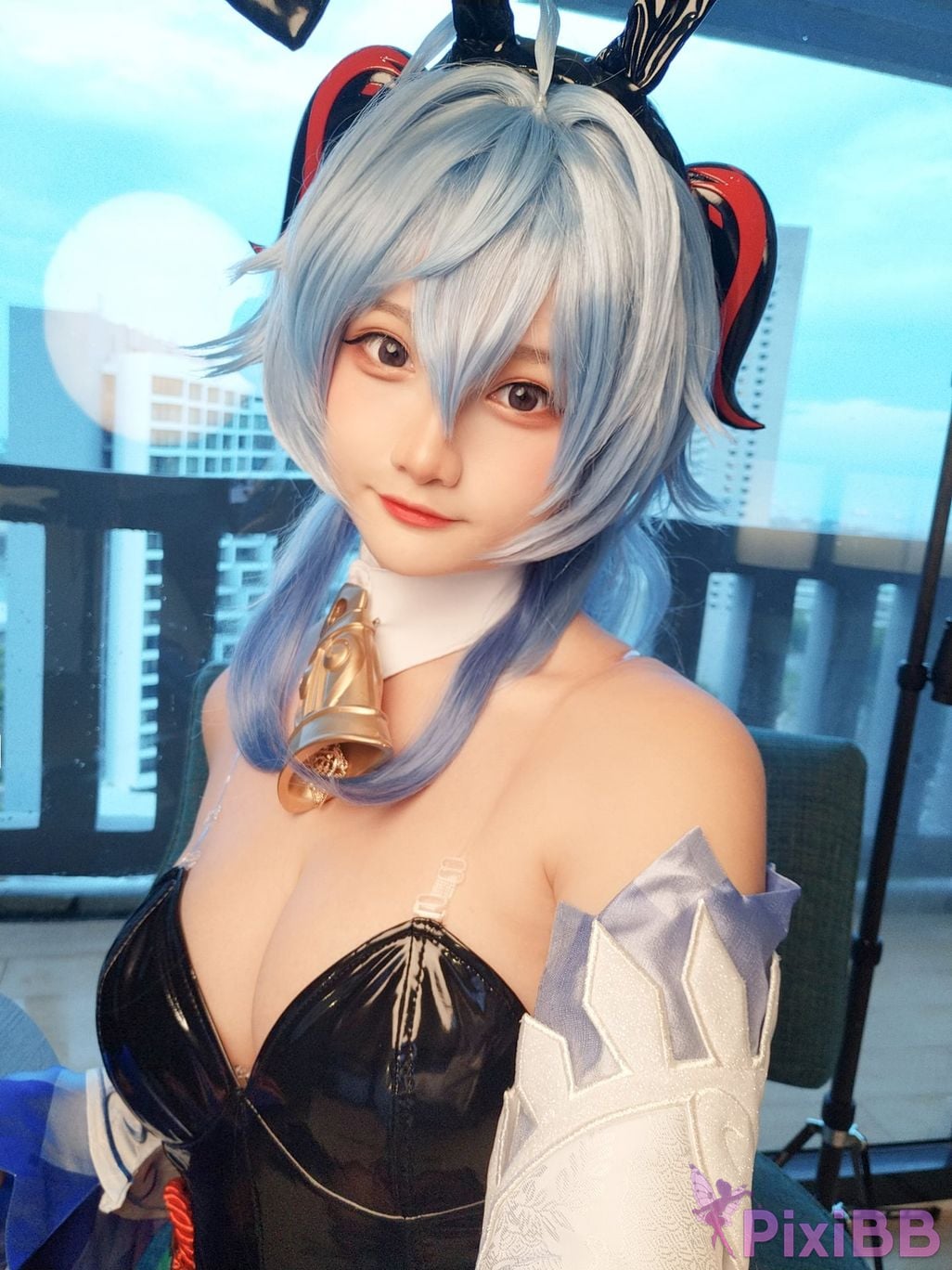 Cosplayer Xiaoyukiko small fish Bunny Ganyu PixiBB.COM 003