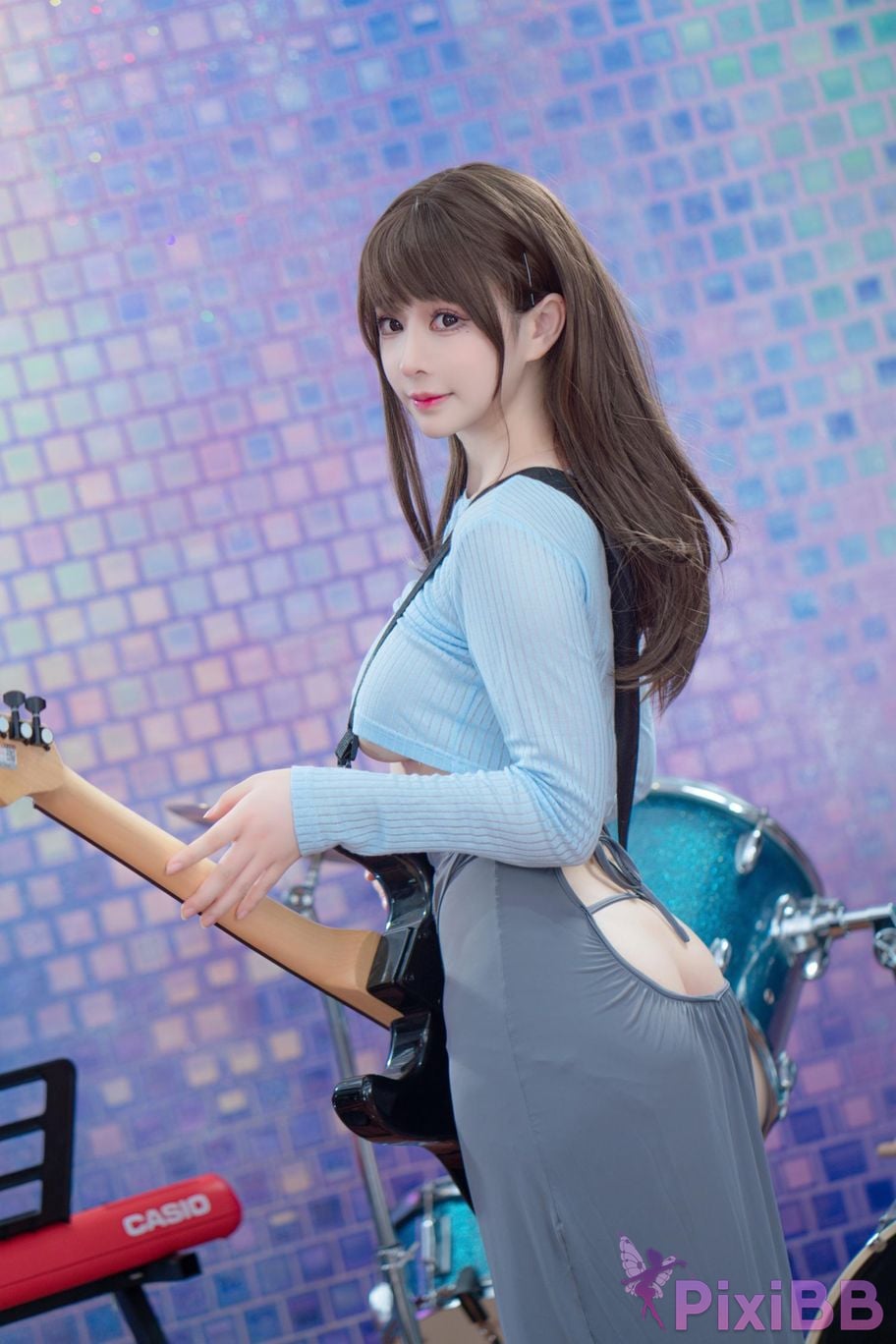 Cosplayer fork baby guitar sister PixiBB.COM 014