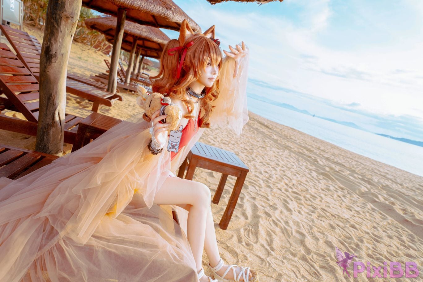 Cosplayer Tsuki Yueyin angelina swimsuit PixiBB.COM 019