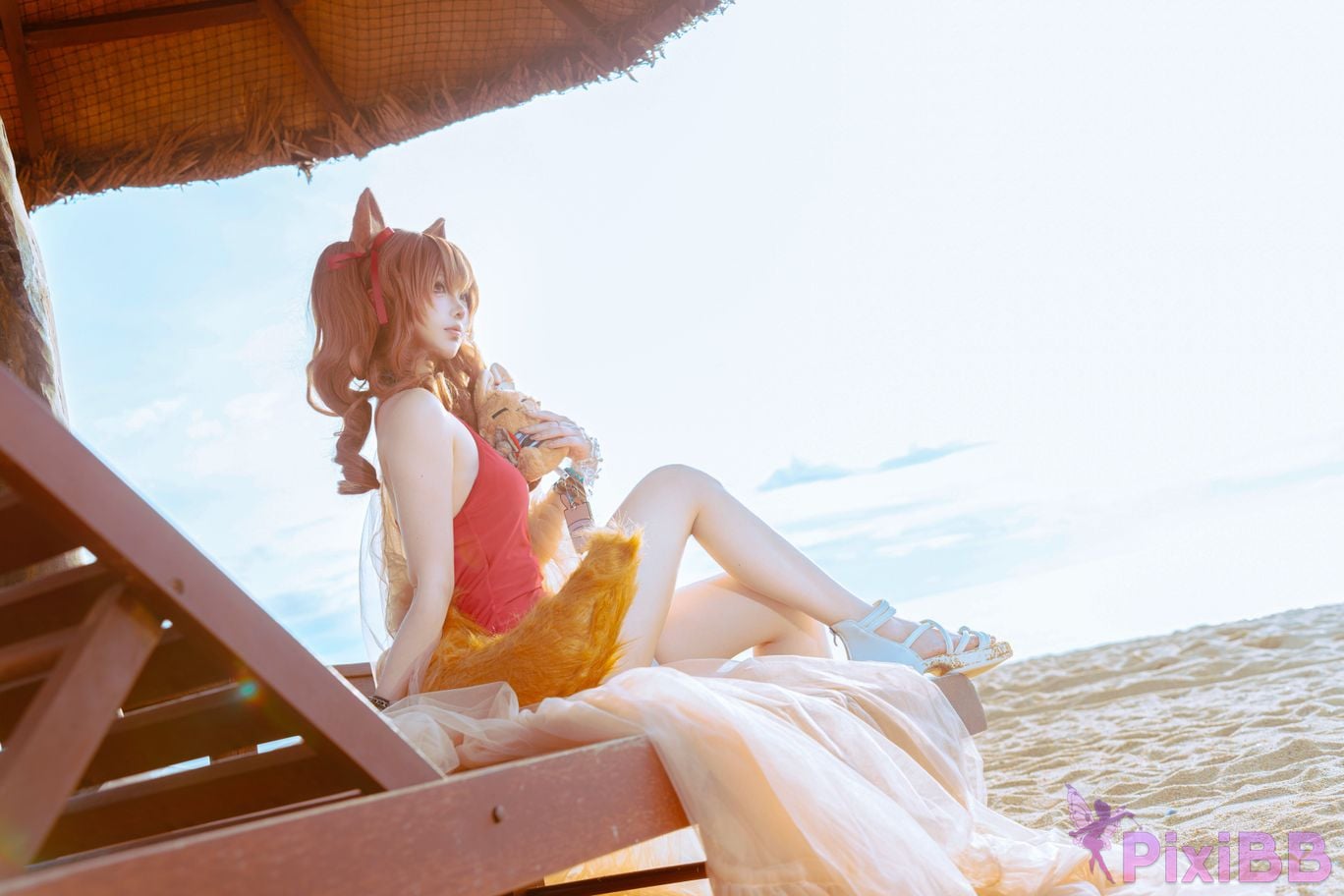 Cosplayer Tsuki Yueyin angelina swimsuit PixiBB.COM 022