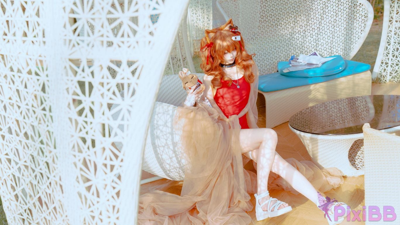 Cosplayer Tsuki Yueyin angelina swimsuit PixiBB.COM 025