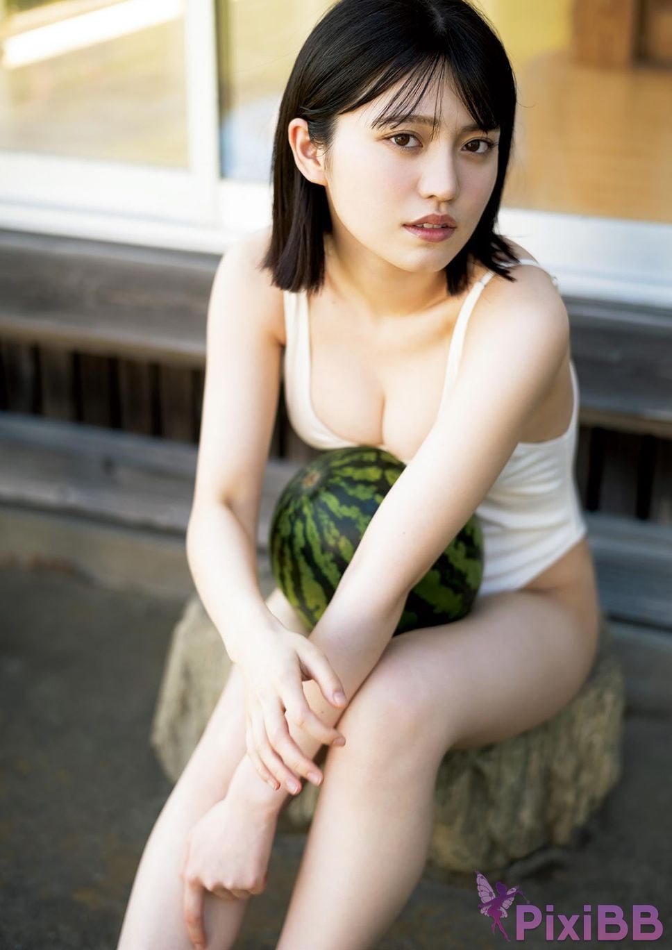 Japanese Idol Mei Ishihama B.L.T. digital photo book rainbow conquistador Use up your summer PixiBB.COM 023