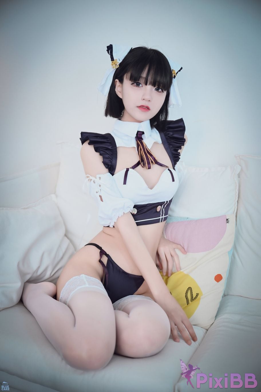 BLUECAKE Jeong Jenny Maid Cosplay PixiBB.COM 019