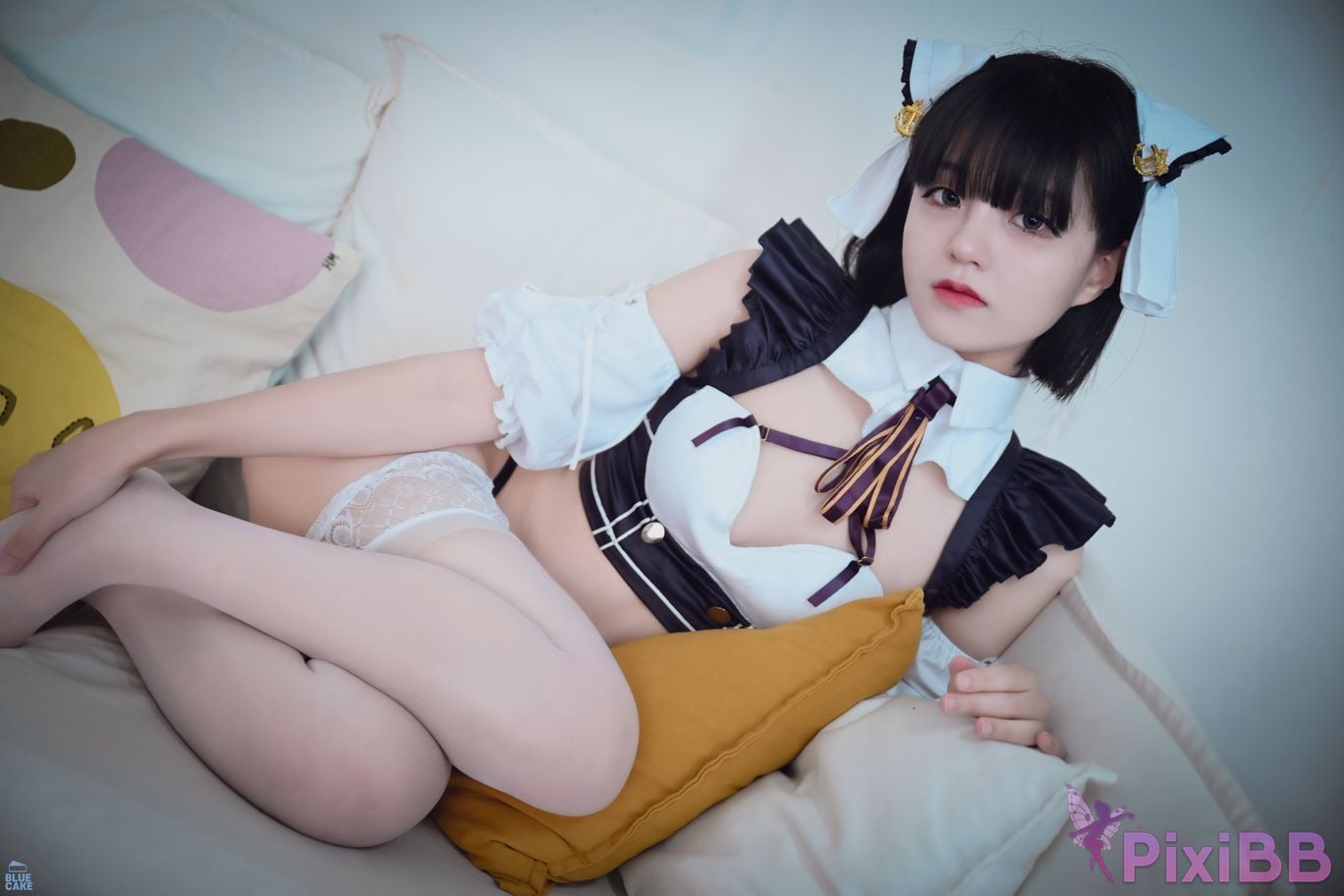 BLUECAKE Jeong Jenny Maid Cosplay PixiBB.COM 027
