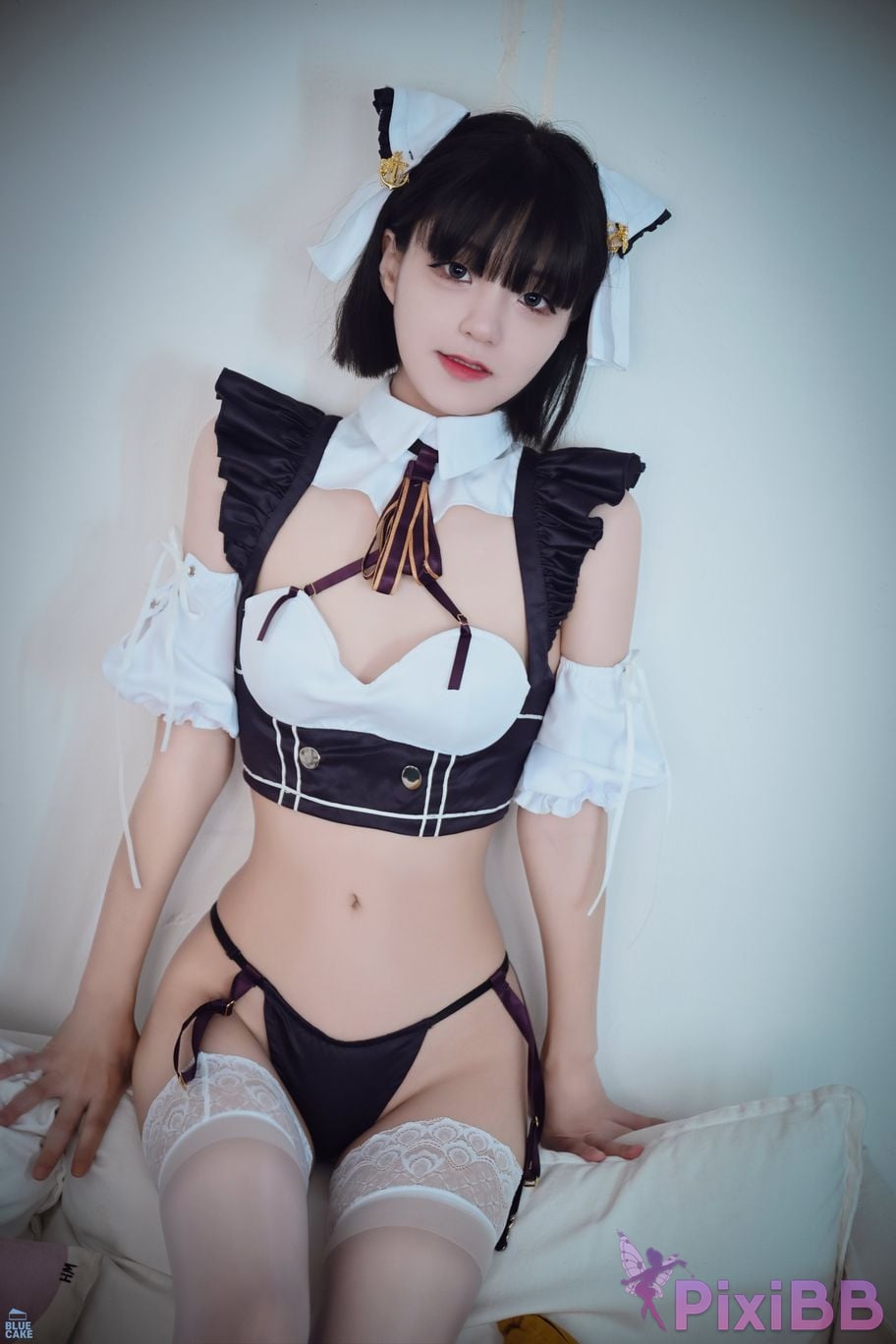 BLUECAKE Jeong Jenny Maid Cosplay PixiBB.COM 036