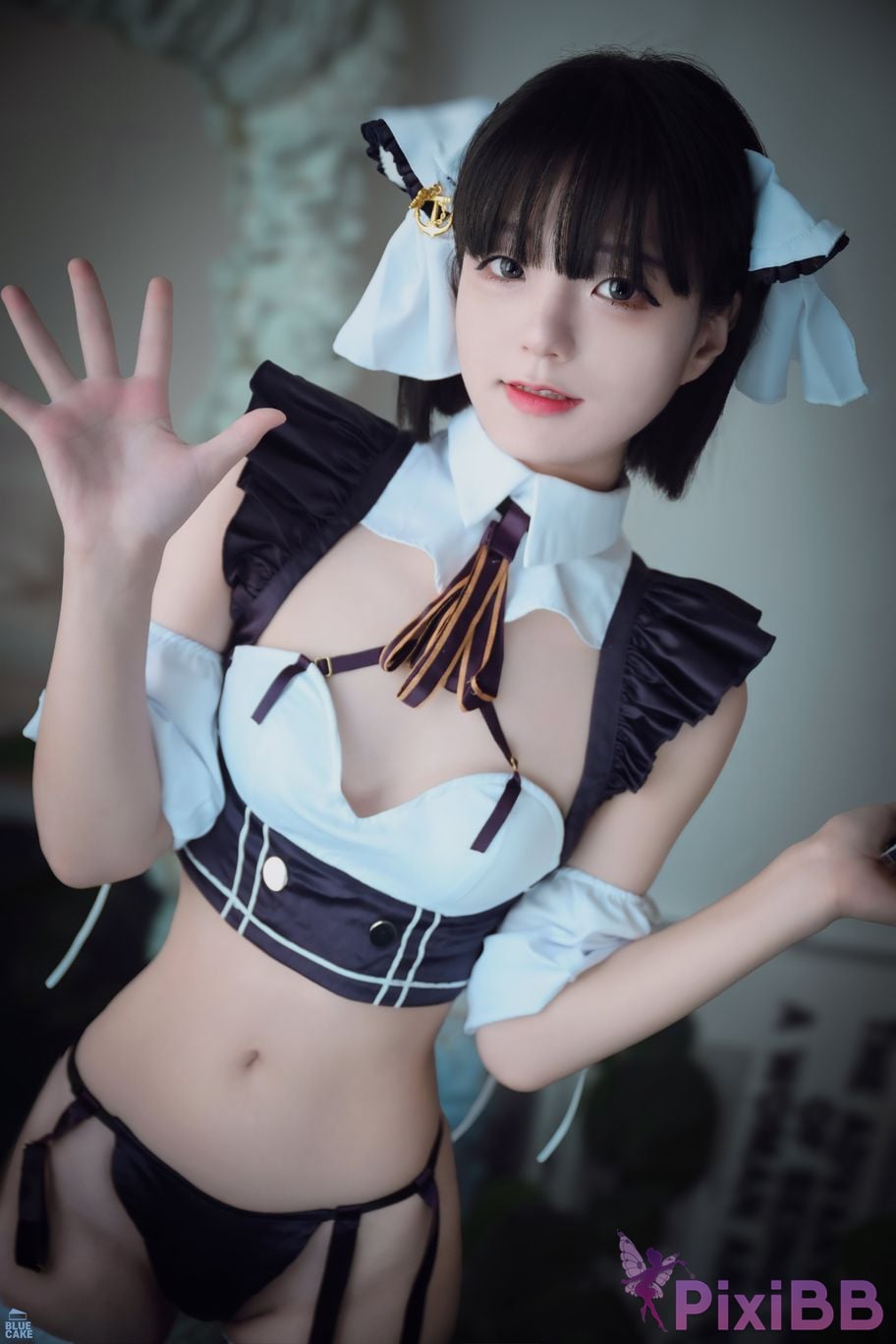 BLUECAKE Jeong Jenny Maid Cosplay PixiBB.COM 056
