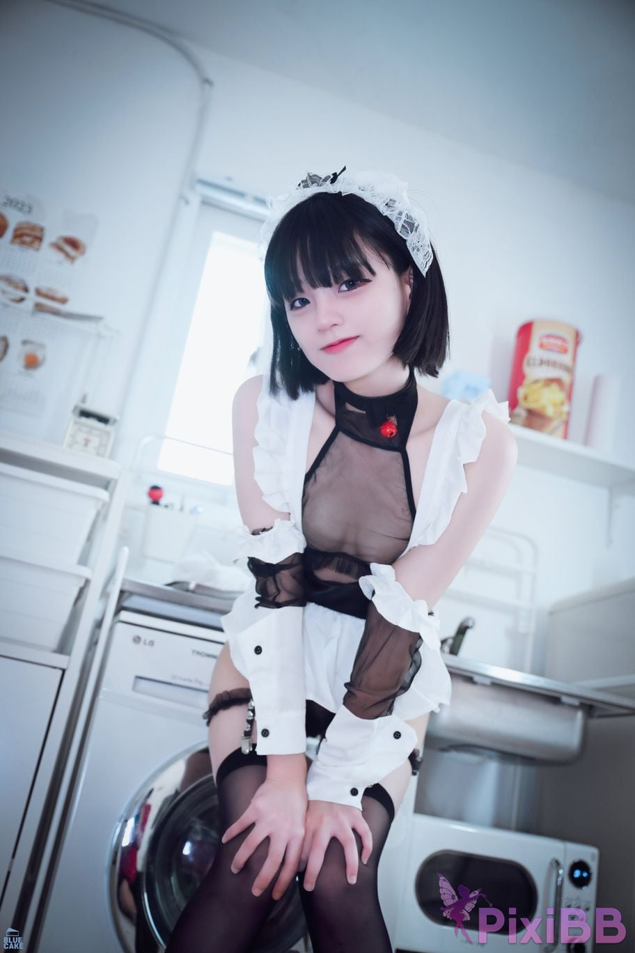 BLUECAKE Jeong Jenny Maid Cosplay PixiBB.COM 061