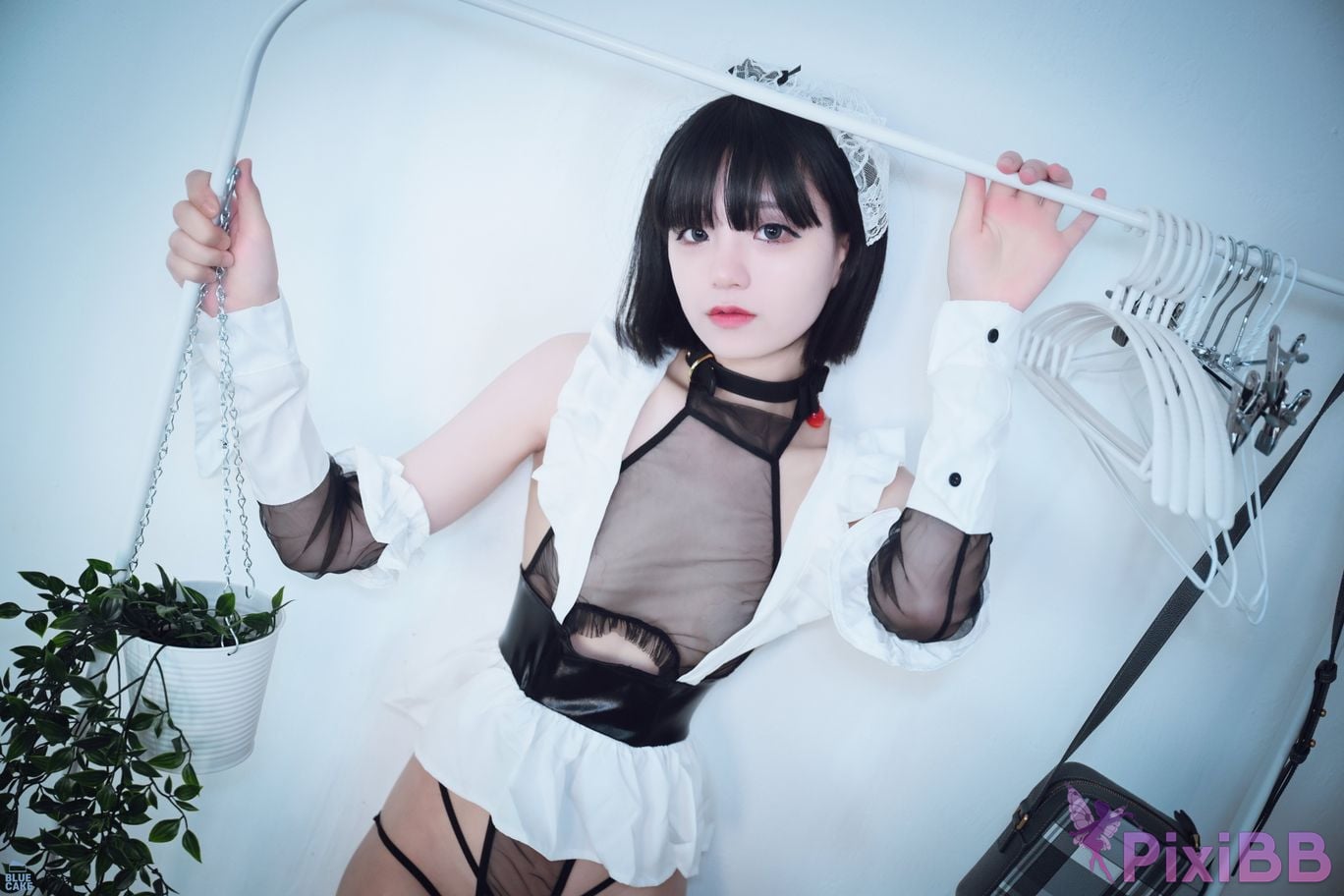 BLUECAKE Jeong Jenny Maid Cosplay PixiBB.COM 083