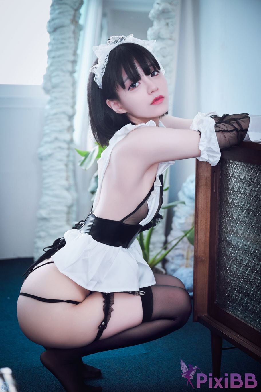 BLUECAKE Jeong Jenny Maid Cosplay PixiBB.COM 089