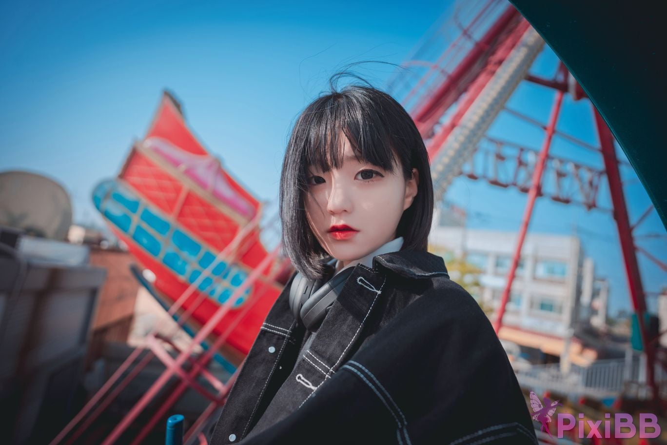 DJAWA Photo Jeong Jenny Theme Park Girl PixiBB.COM 038