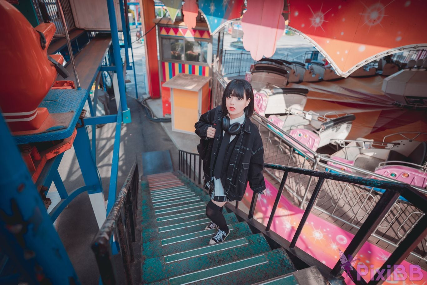DJAWA Photo Jeong Jenny Theme Park Girl PixiBB.COM 044