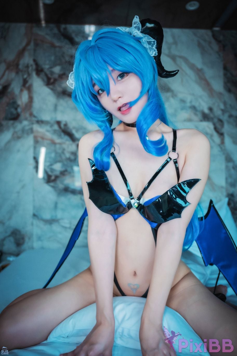 BLUECAKE Jeong Jenny Vol.10 Sleeping with Ganyu PixiBB.COM 103
