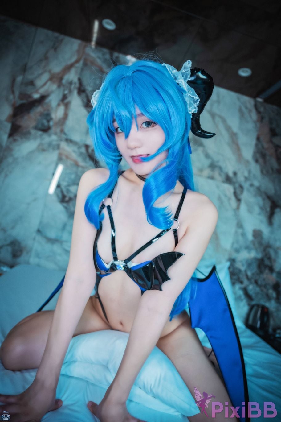 BLUECAKE Jeong Jenny Vol.10 Sleeping with Ganyu PixiBB.COM 106