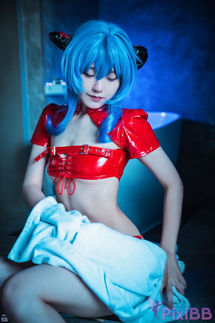 BLUECAKE Jeong Jenny Vol.10 Sleeping with Ganyu PixiBB.COM 141