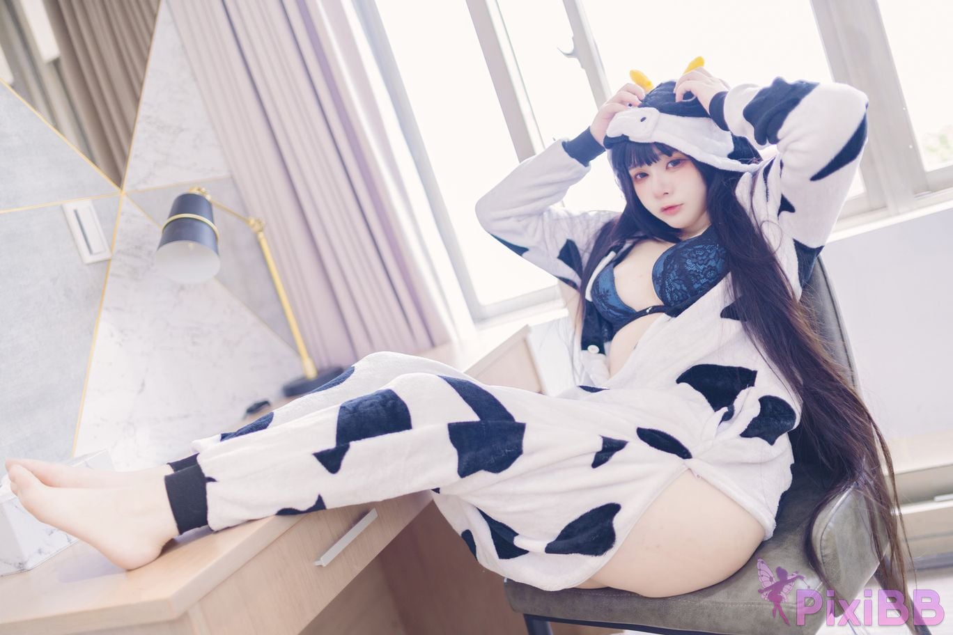 Cosplayer Mumu Momo dairy cow Milky PixiBB.COM 043