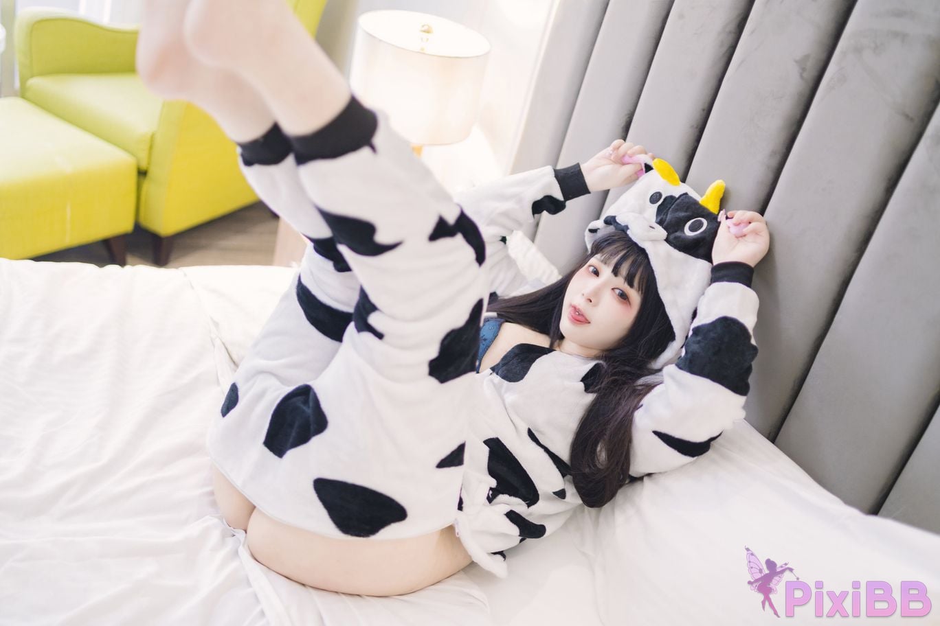 Cosplayer Mumu Momo dairy cow Milky PixiBB.COM 044
