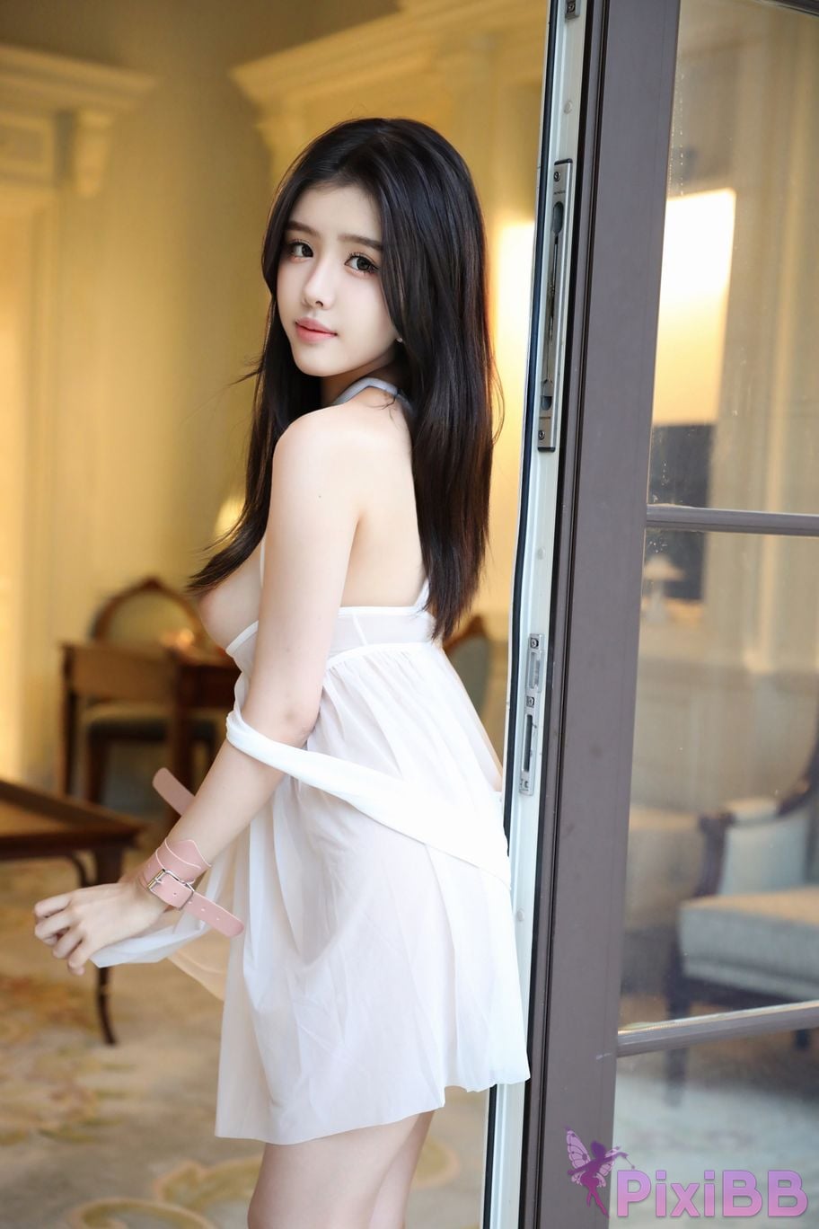 XR Uncensored Tang Pianpian R18 XIUREN model pure desire nightgown PixiBB.COM 074