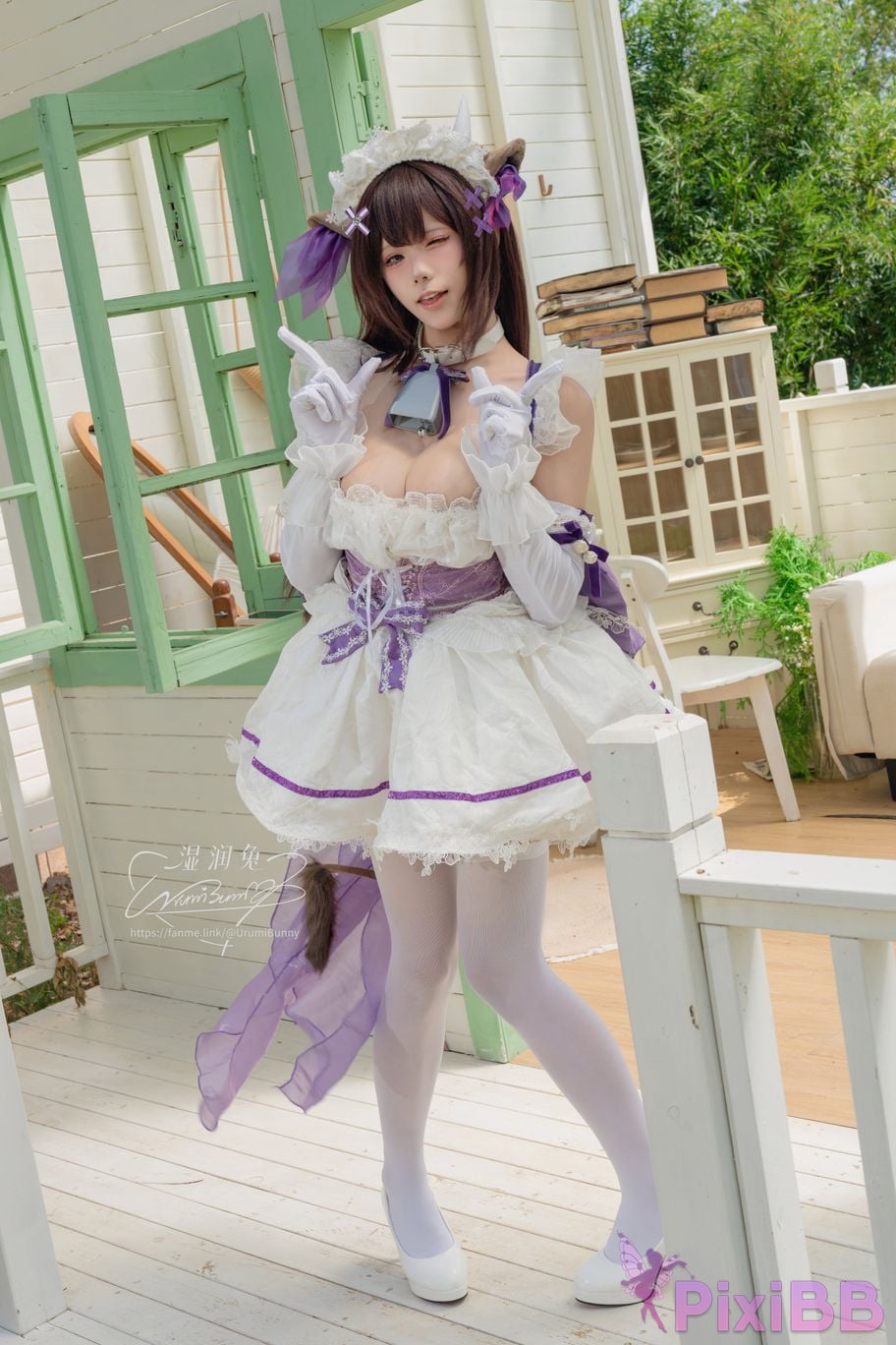 Cosplayer Sticky Dumpling Rabbit 2026 Year 07 monthly works azur lane Kashino PixiBB.COM 012