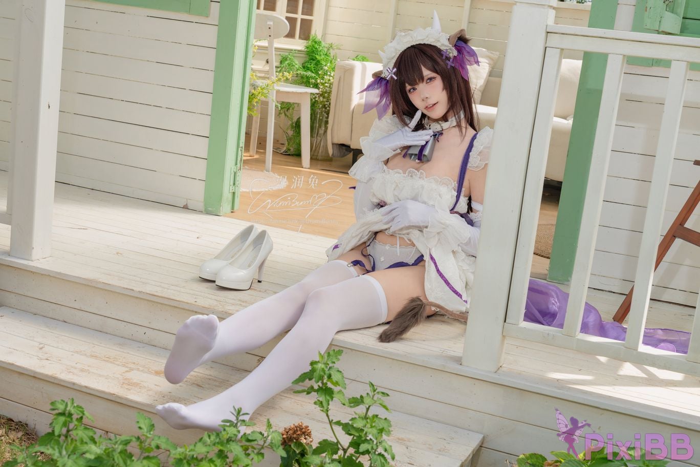Cosplayer Sticky Dumpling Rabbit 2026 Year 07 monthly works azur lane Kashino PixiBB.COM 016