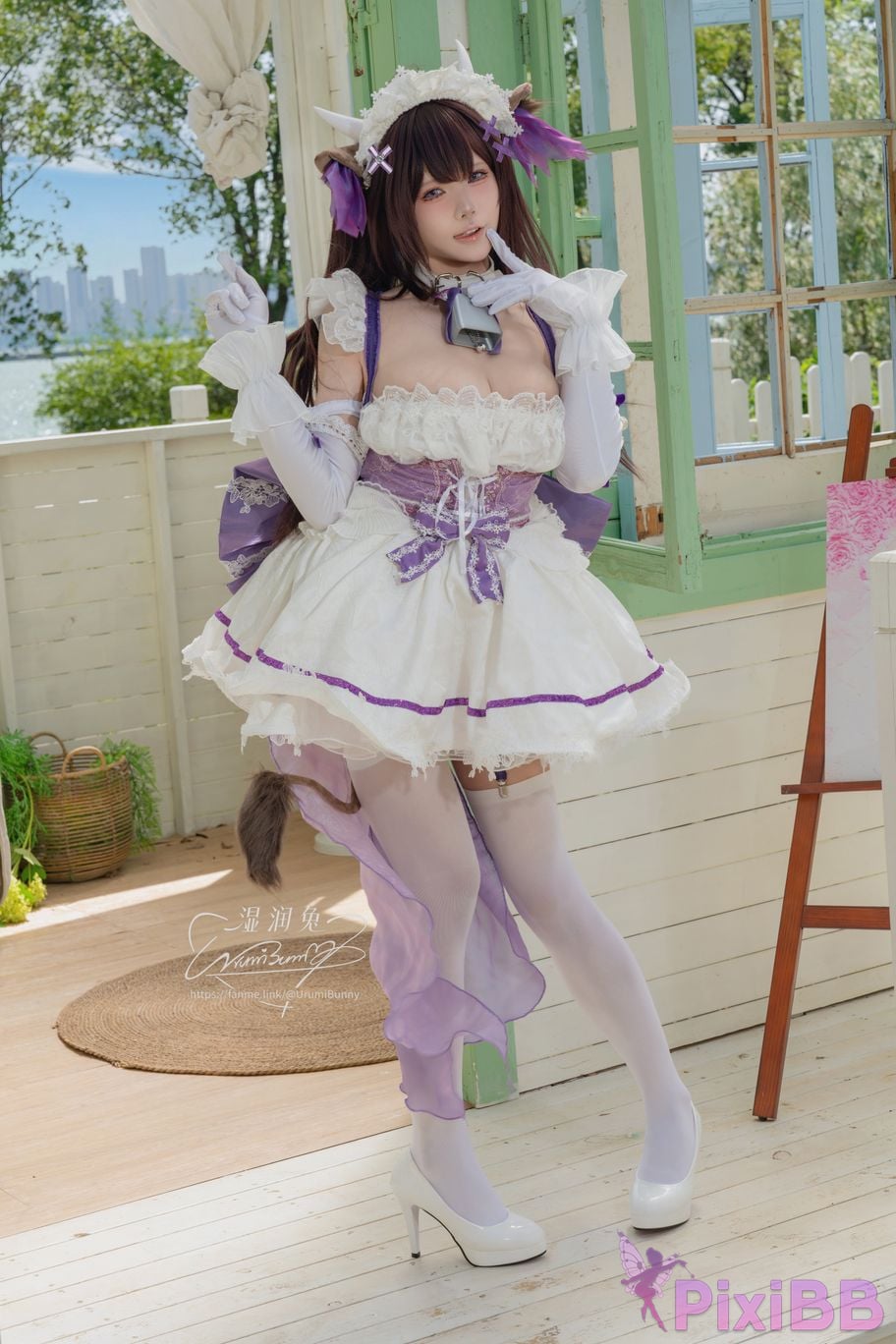 Cosplayer Sticky Dumpling Rabbit 2026 Year 07 monthly works azur lane Kashino PixiBB.COM 034