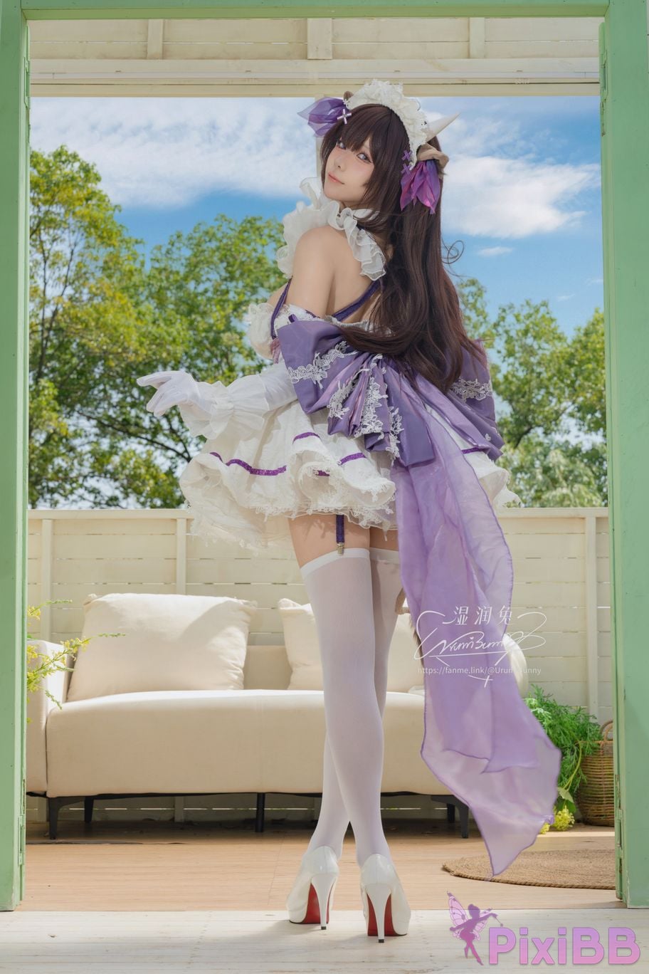 Cosplayer Sticky Dumpling Rabbit 2026 Year 07 monthly works azur lane Kashino PixiBB.COM 078