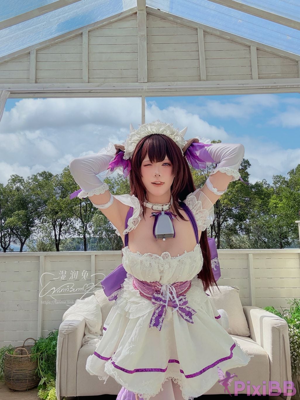 Cosplayer Sticky Dumpling Rabbit 2026 Year 07 monthly works azur lane Kashino PixiBB.COM 086