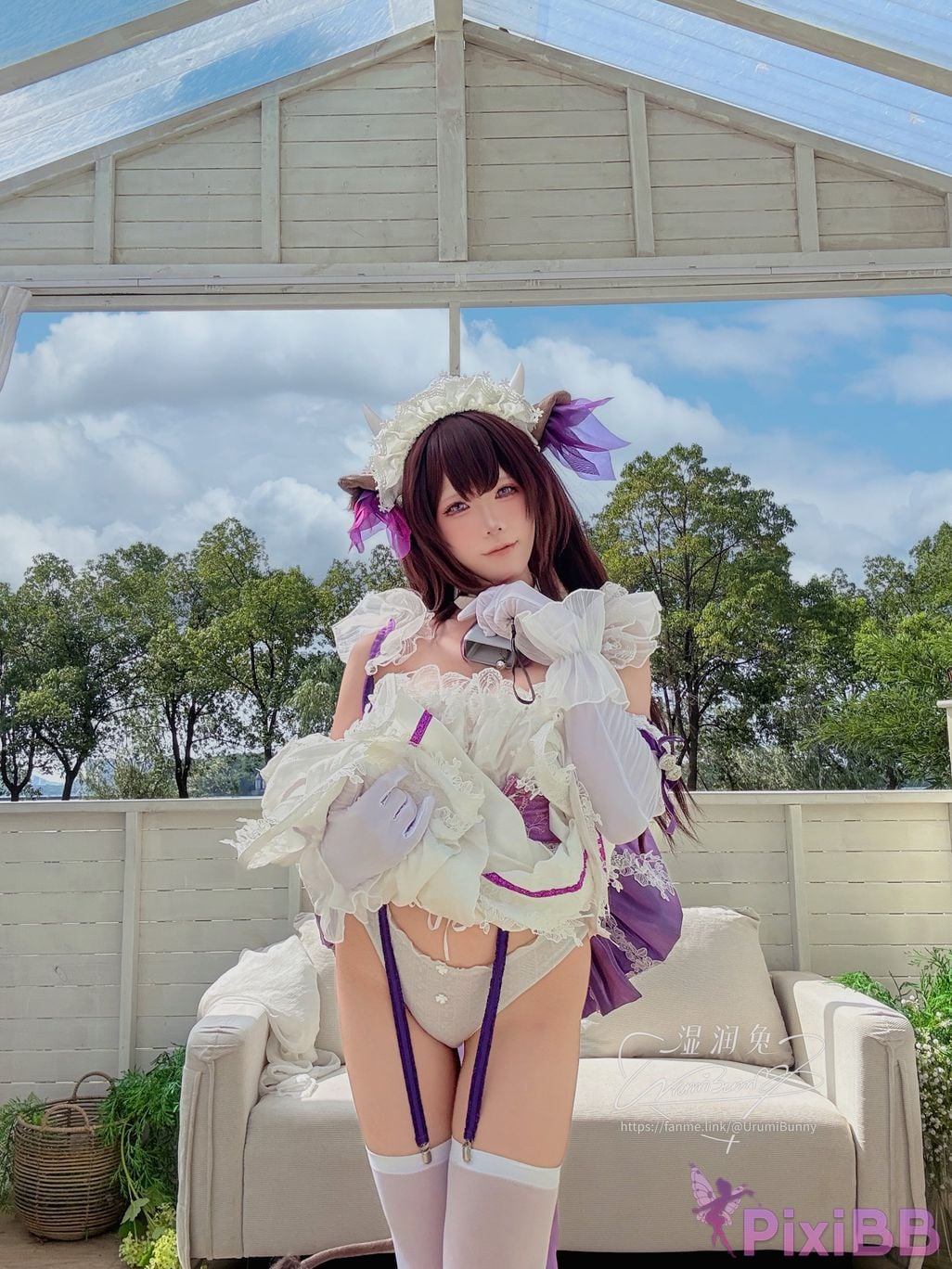 Cosplayer Sticky Dumpling Rabbit 2026 Year 07 monthly works azur lane Kashino PixiBB.COM 088