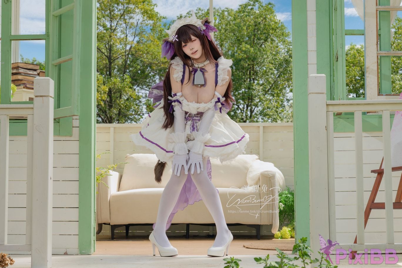 Cosplayer Sticky Dumpling Rabbit 2026 Year 07 monthly works azur lane Kashino PixiBB.COM 089