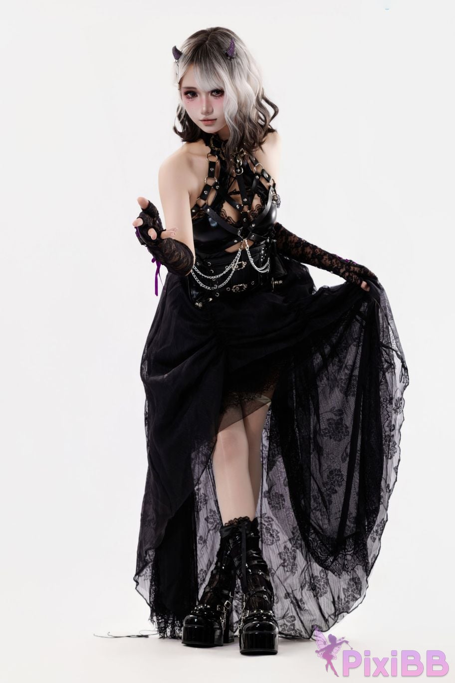 Cosplayer Qiqi be good Witchs Feast PixiBB.COM 063