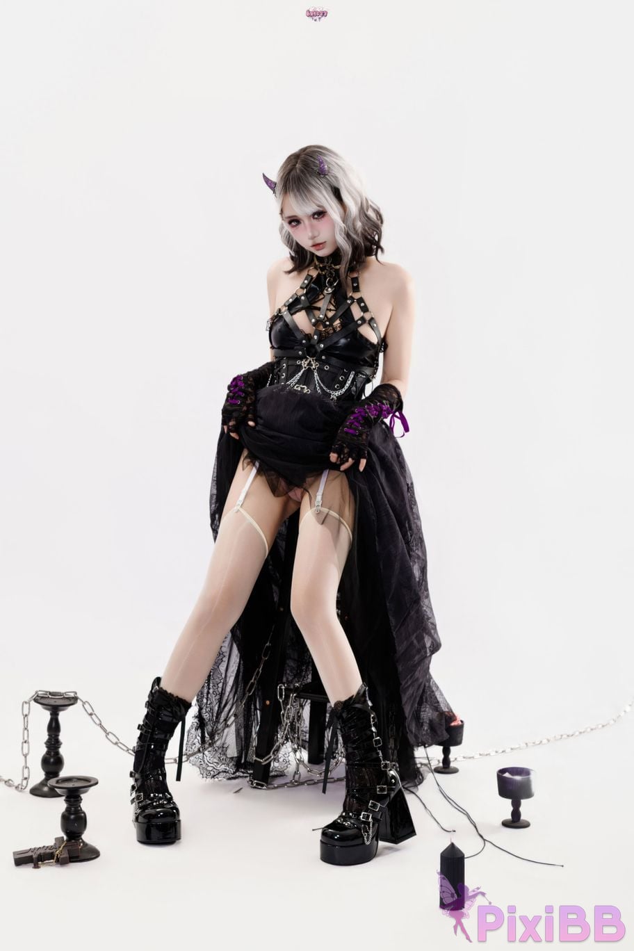 Cosplayer Qiqi be good Witchs Feast PixiBB.COM 080