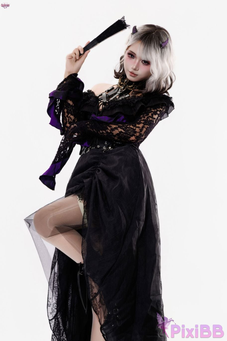 Cosplayer Qiqi be good Witchs Feast PixiBB.COM 084